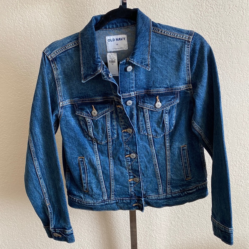 OLD NAVY denim Jean Jacket NWT Women's XS